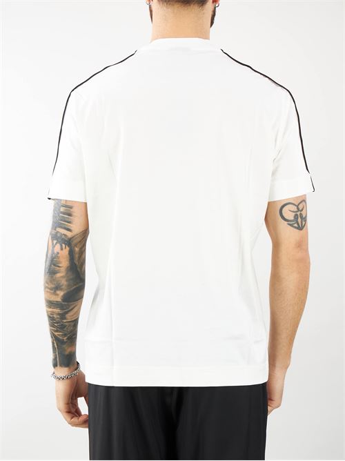 T-shirt in lyocell blend jersey with embossed ASV logo tape Emporio Armani EMPORIO ARMANI |  | 3D1TD31JUVZ128